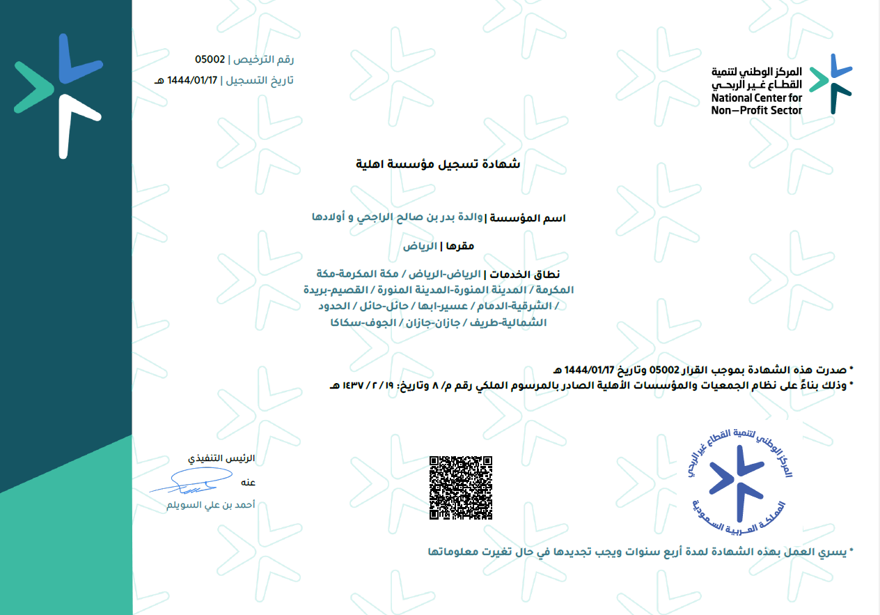 Registration Certificate